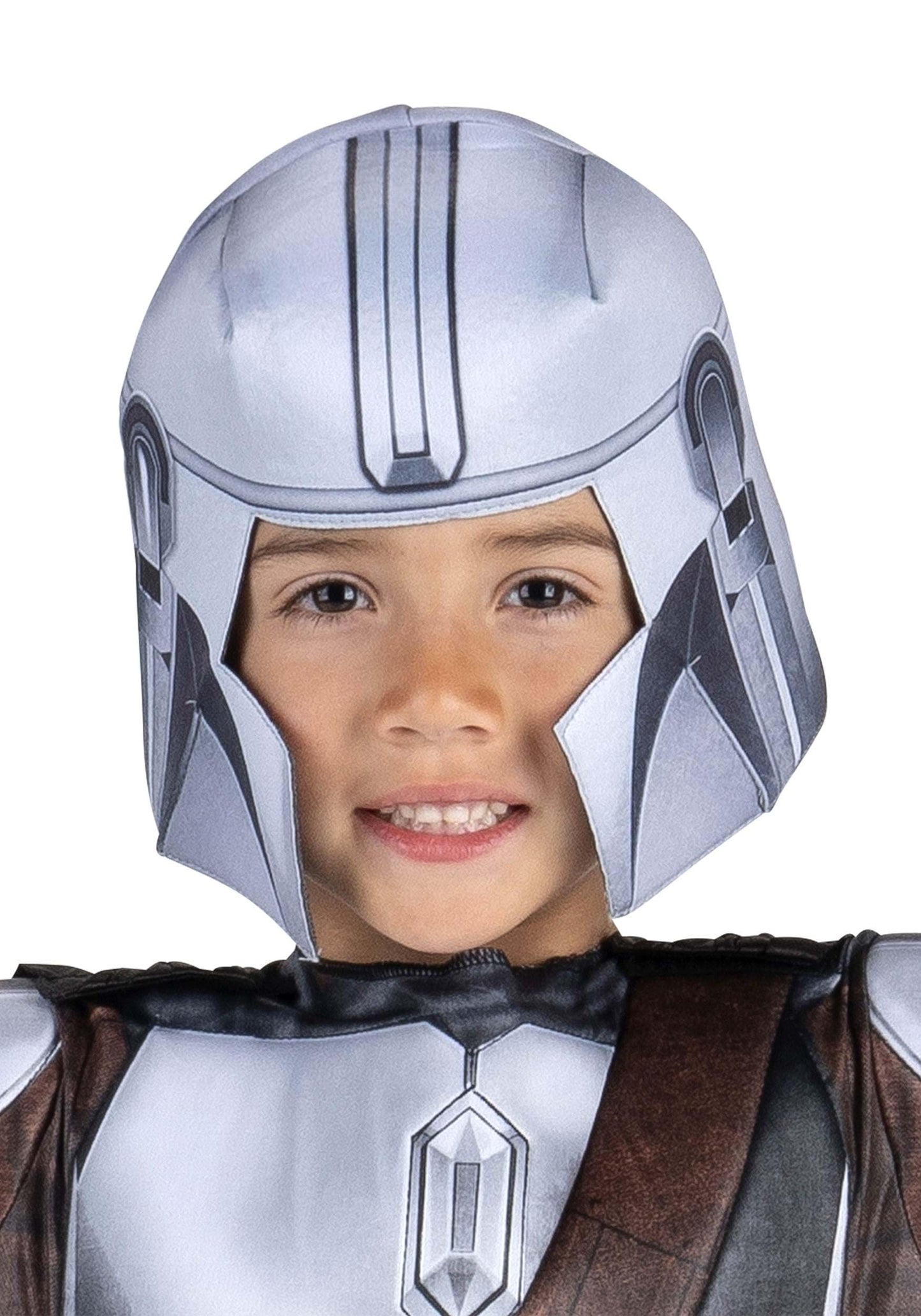 Star Wars The Mandalorian Official Toddler Costume - enhanced Padded Jumpsuit with Detachable Cape and Fabric Headpiece