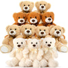 Maogolan Bulk Teddy Bear Baby Shower, 12 Packs Small Teddy Bear Stuffed Animals In Bulk,13.5 '' Small Stuffed Bears Plush For We
