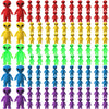 CroBlissful 50 Pcs Mini Alien Figures Bulk Colorful Glow in The Dark Small Little Alien Figurines for Space Party Favors Hide an