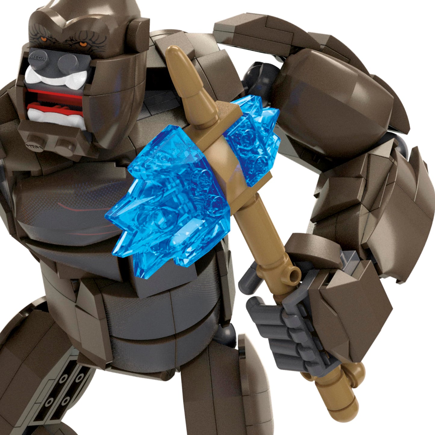 Mega Godzilla x Kong The New Empire Building Set Action Figure Kong with 541 Pieces and Accessories 12 Inches Long for mature-themed Collectors