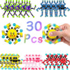 30 Pcs Transformable Fidget Spinner Toys For Kids & Adults,Stress Relief Sensory Toys For Boys & Girls, Fingertip Gyros For Adhd