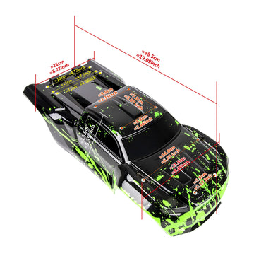 Musbeler Custom Body Compatible For Sledge 6S 4Wd 1/8 Truck Shell Cover (Clear Unpainted)