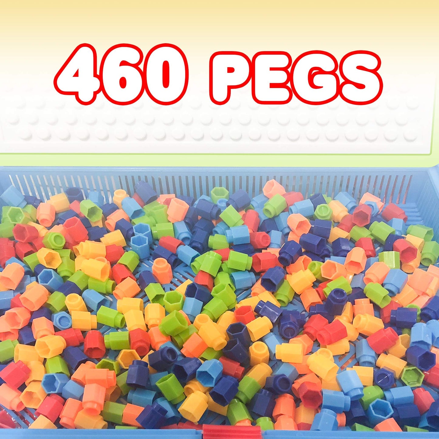 Artcreativity Mushroom Peg Puzzle For Kids With 10-Challenges - Fun Brain Teaser For Children - Arts And Crafts Creative Educati