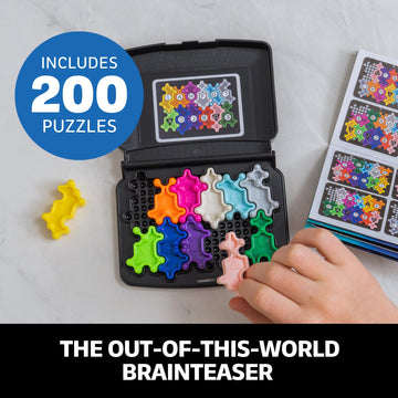 Educational Insights Kanoodle Cosmic Brain Teaser Puzzle Game - Multi-color, Medium Size, Travel Game for Kids Ages 7+
