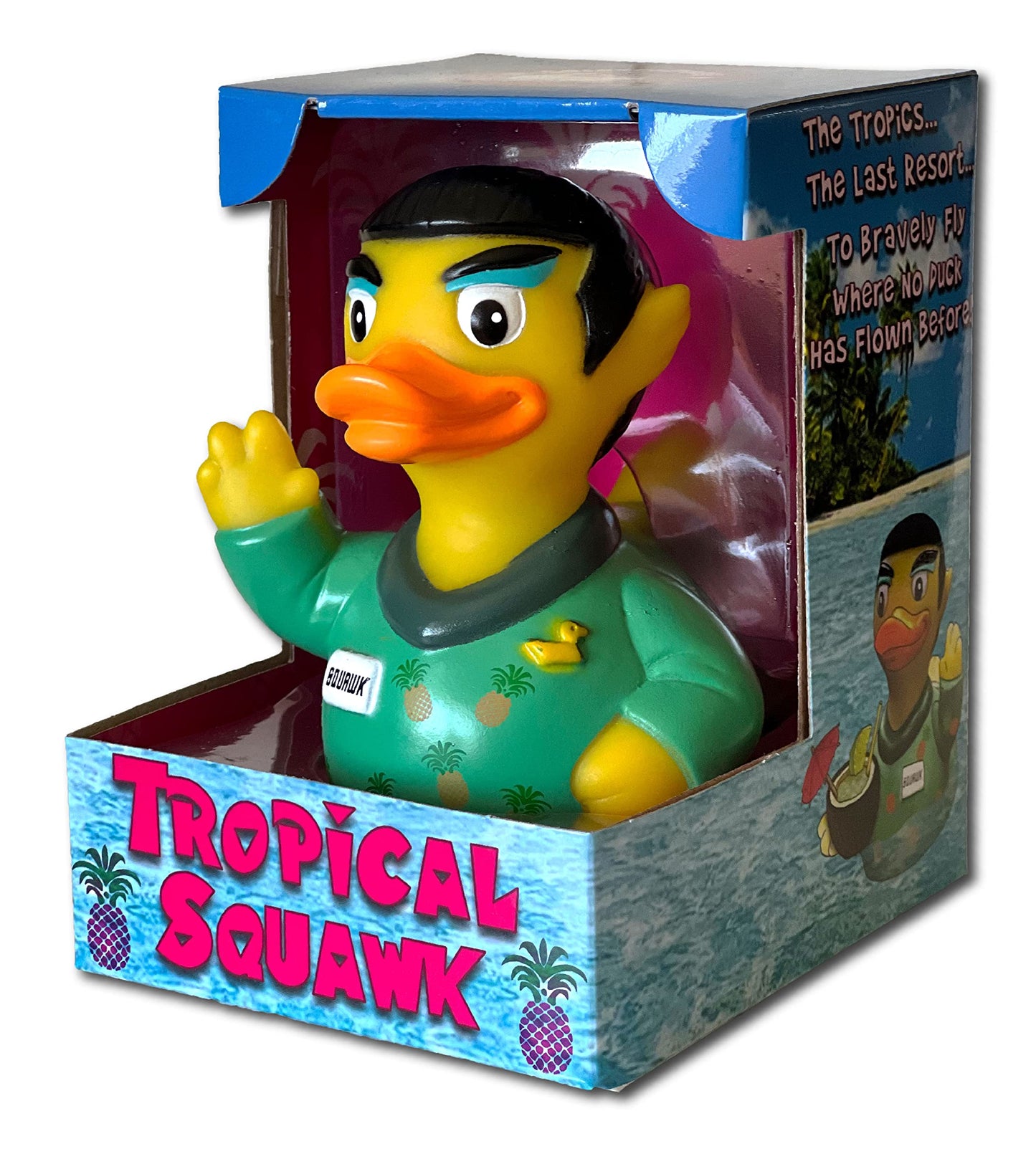 Celebriducks - Tropical Squawk Limited Edition - Floating Rubber Ducks - Collectible Bath Toy Gift For Kids & Adults Of All Ages