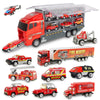 Jenilily Fire Engine Trucks Toys For Boys Rescue Vehicle Car Set Children Kids Mini Firetrucks Ambulance Toys For Boys 3 4 5 Years Old