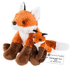 Mom And Baby Mini Fox Stuffed Animals For Boys And Girls, Safari Baby Shower Decorations, Nursery Decor, Zoo Animals For Toddler