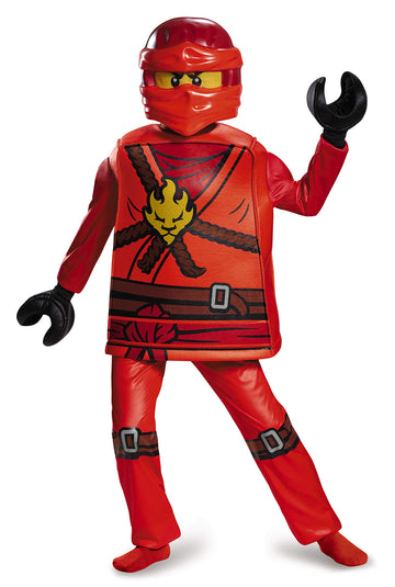 Kai Deluxe Ninjago Lego Costume, Large/10-12