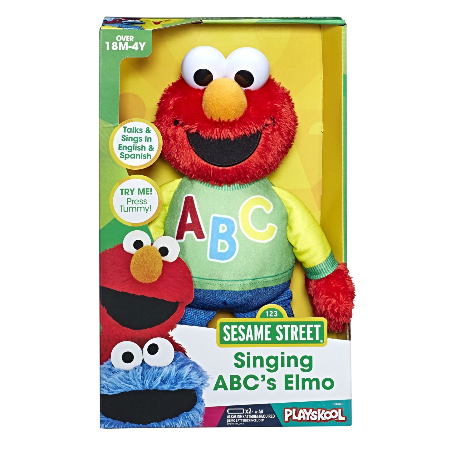 Sesame Street Playskool Street Singing Abc’S Elmo , Red
