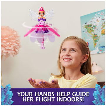 Crystal Flyers, Magical Flying Toy Doll With Crystal Wings, Girls Gifts, Interactive Kids Toys For Girls And Boys Ages 5 And Up