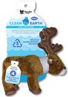Spunky Pup Clean Earth Plush Caribou | Made From 100% Recycled Water Bottles | Small