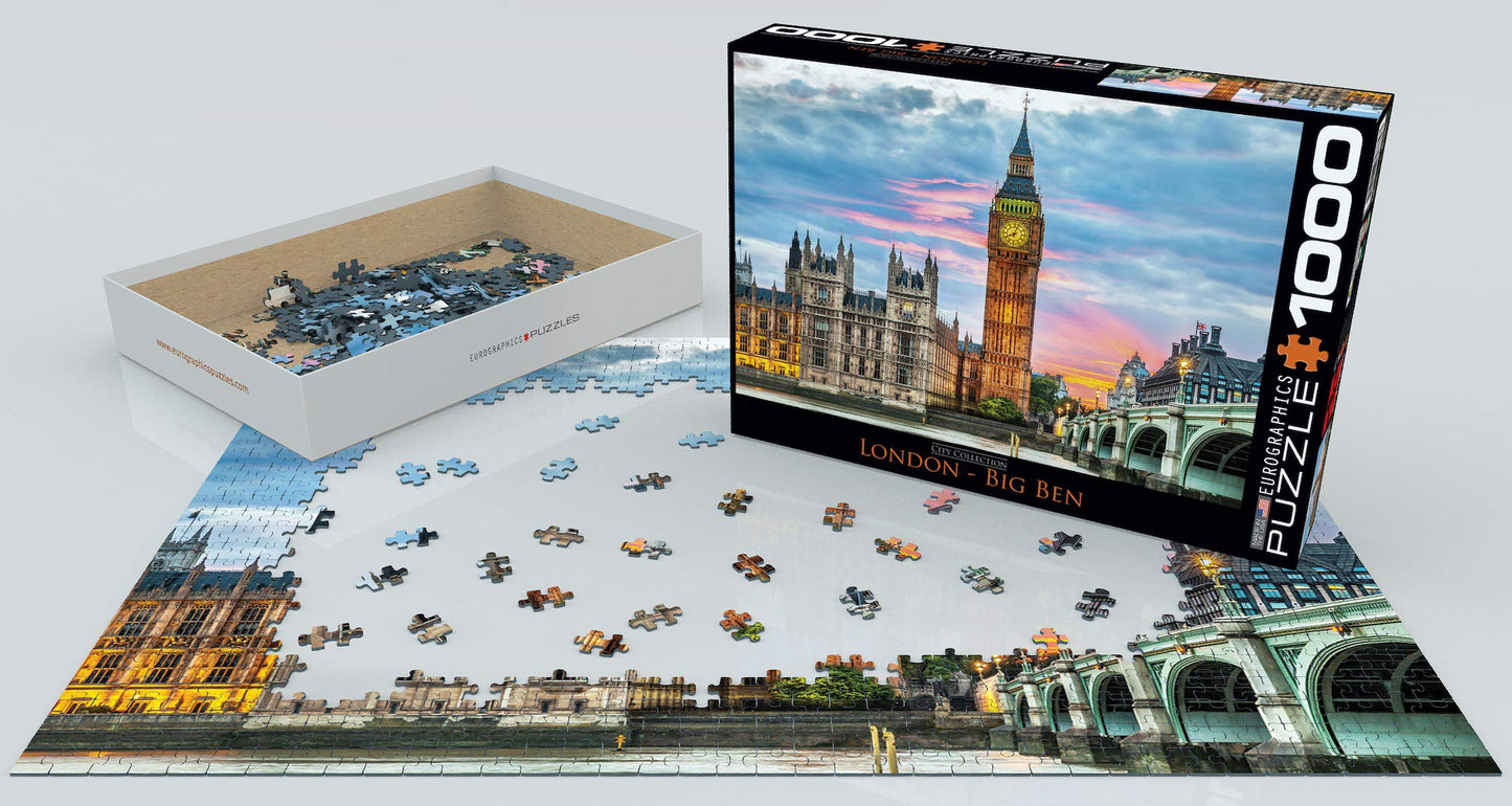 Eurographics London Big Ben (1000 Piece) Puzzle