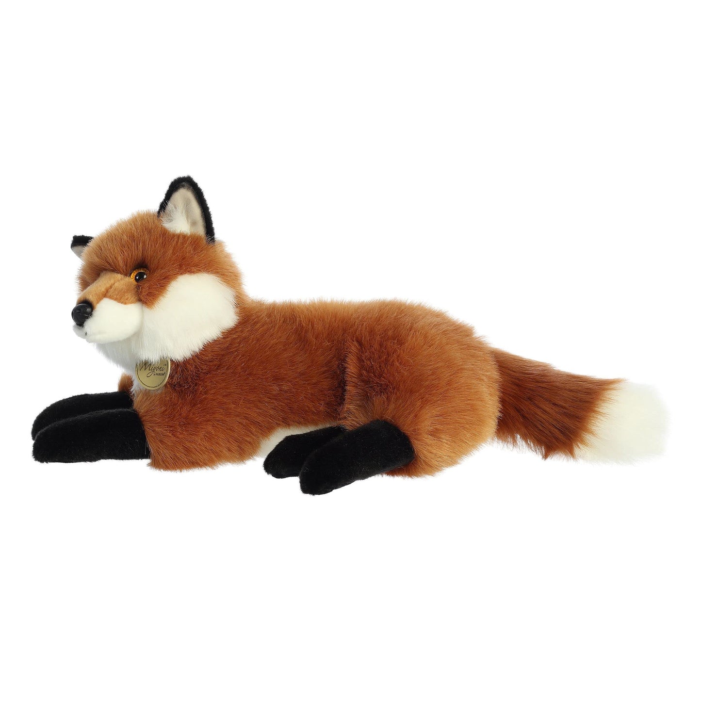 Aurora® 15 Adorable Miyoni® Fox Stuffed Animal - Lifelike Orange Plush Toy for Cherished Companionship