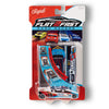 Flat 2 Fast Sky Blue 66 Card Racer | Load, Launch, Race - Pocket-Sized Racecar Toy Ages 5 And Up (Sold Each)