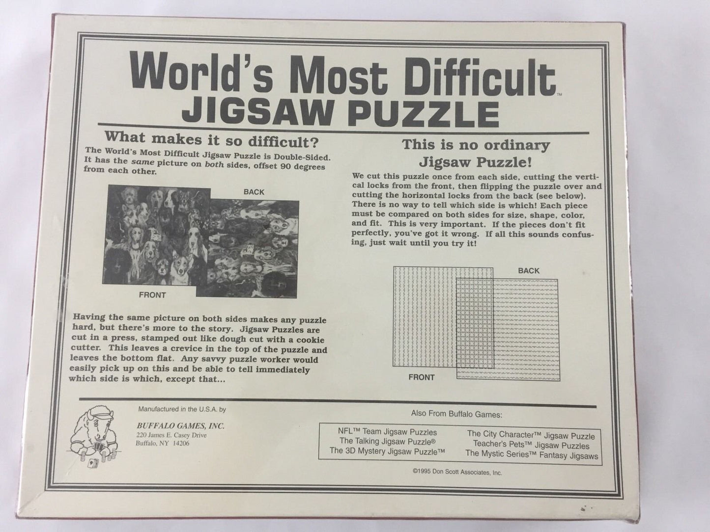 Buffalo Games Worlds Most Difficult Jigsaw Puzzle Fishing 529 Pieces