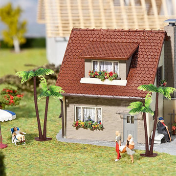 Sewacc 12 Pack Miniature Plastic Coconut Palm Trees, Diy Bonsai Craft Decor For Micro Landscape, Aquarium, Dollhouse