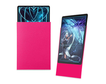 TitanShield enhanced Viva Magenta150 Sleeves Standard Size Board Game Trading Card Sleeves Deck Protector for Magic The Gathering MTG Baseball Collection Dropmix