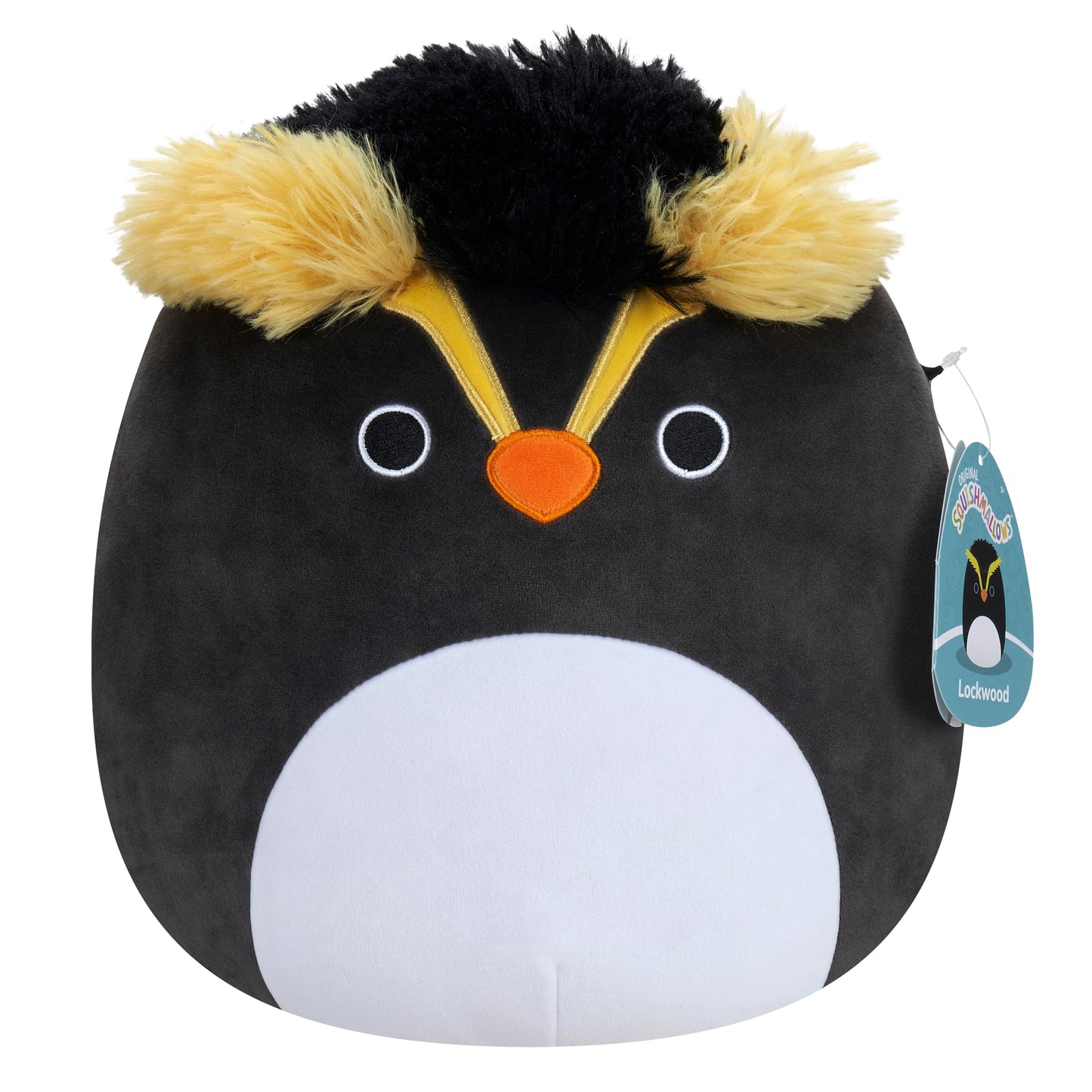 Squishmallows Original 11In Lockwood The Rockhopper Penguin - Official Jazwares Plush (Medium-Sized)