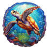 Wooden Puzzles for mature-themeds - Advanced Deep Sea Turtle Wooden Puzzle Unique Puzzels Wooden Jigsaw Puzzles for mature-themeds Wood Puzzles mature-themed Perfect for Birthday Gifts Family Puzzles 8.4 x 8.7in 100pcs