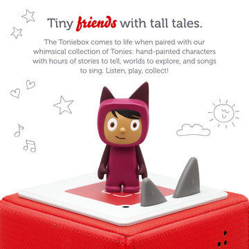 Tonies Creative Audio Character - Record And Upload Up To 90 Minutes Of Your Own Stories And Songs - Purple/Medium