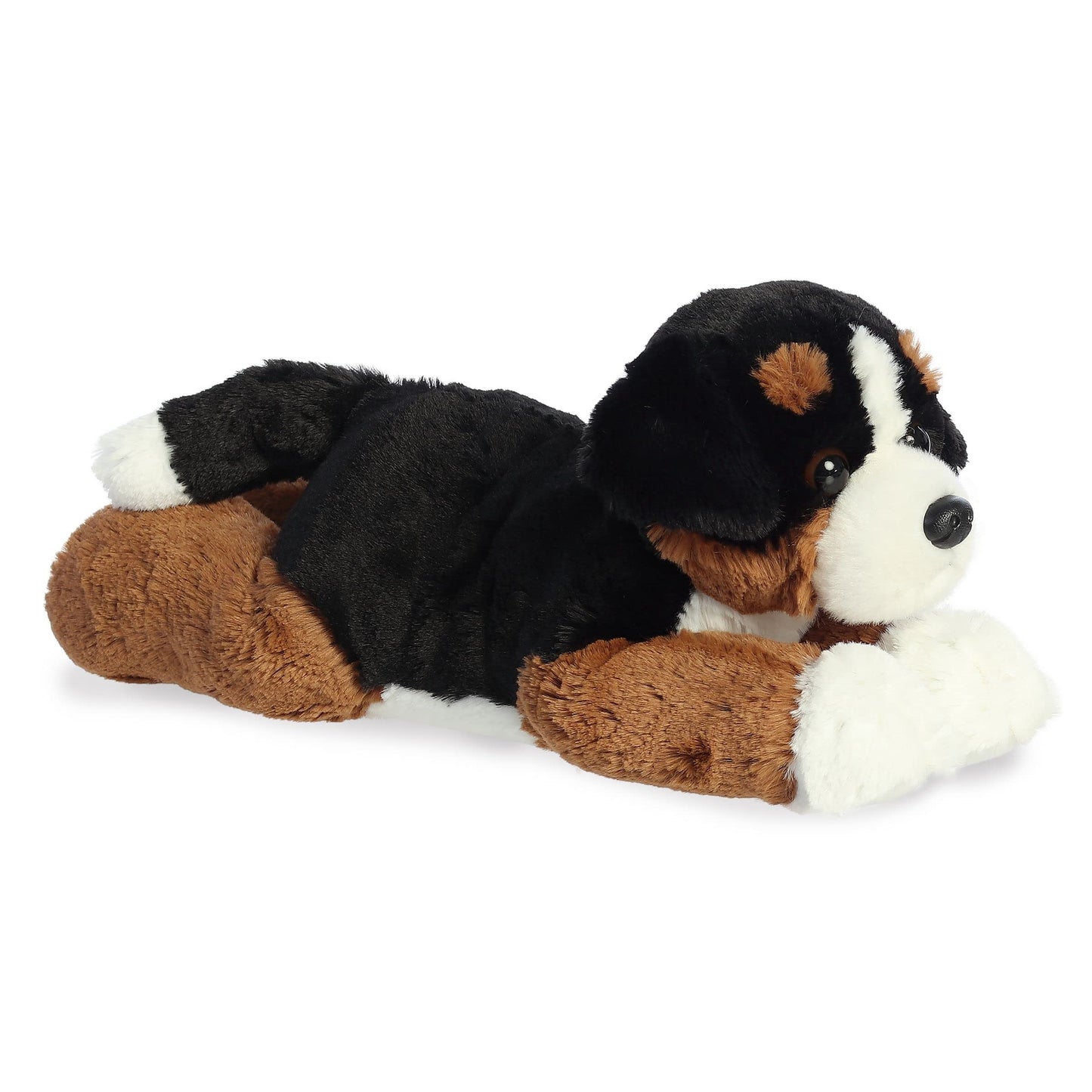 Aurora® Adorable Flopsie™ Bernie Mountain Dog™ Stuffed Animal - Playful Ease - Timeless Companions - White 12 Inches