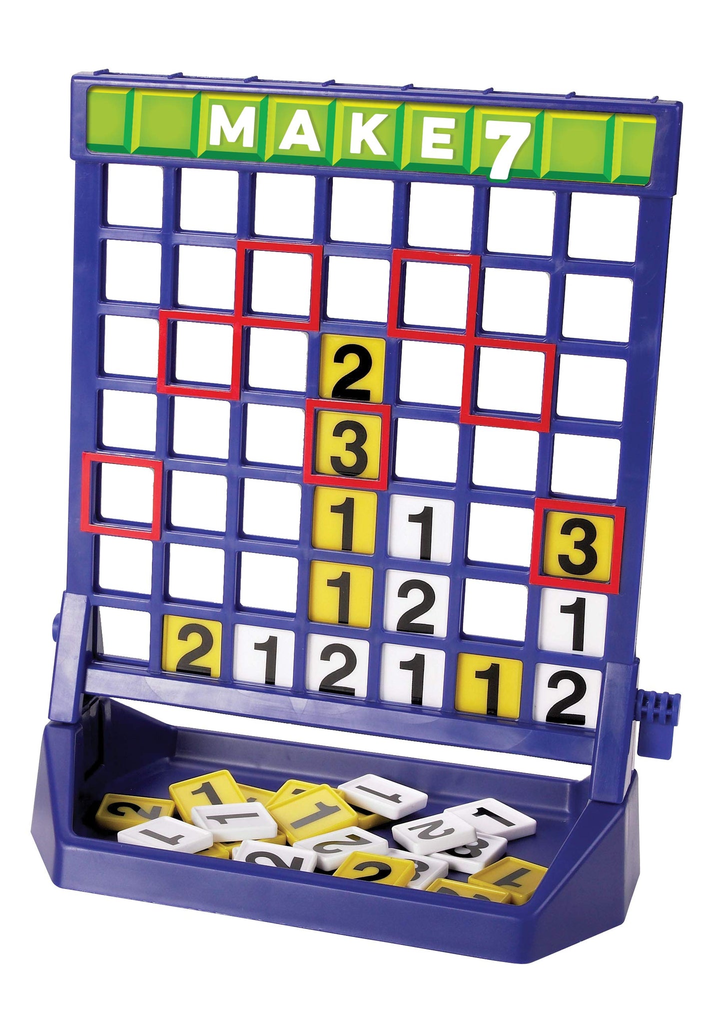 Make 7 - The Connect-The-Numbers Tile Game By Pressman Multi Color, 5''