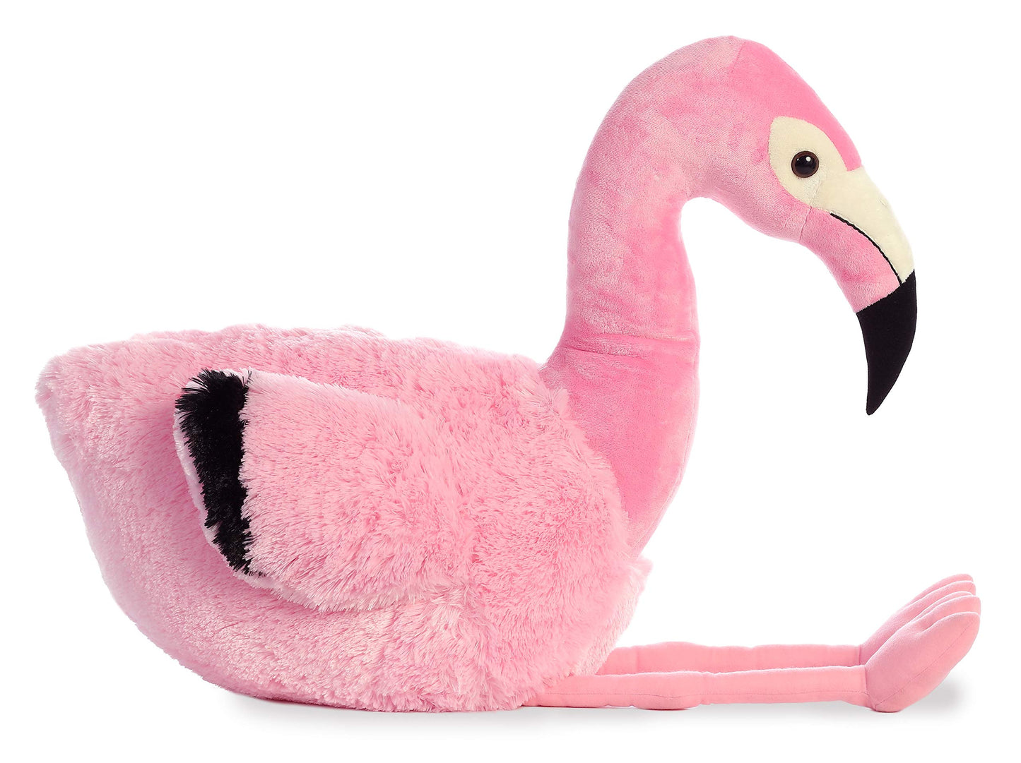 Aurora® Adorable Super Flopsie™ Flamingo Stuffed Animal - Playful Ease - Timeless Companions - Pink 34 Inches
