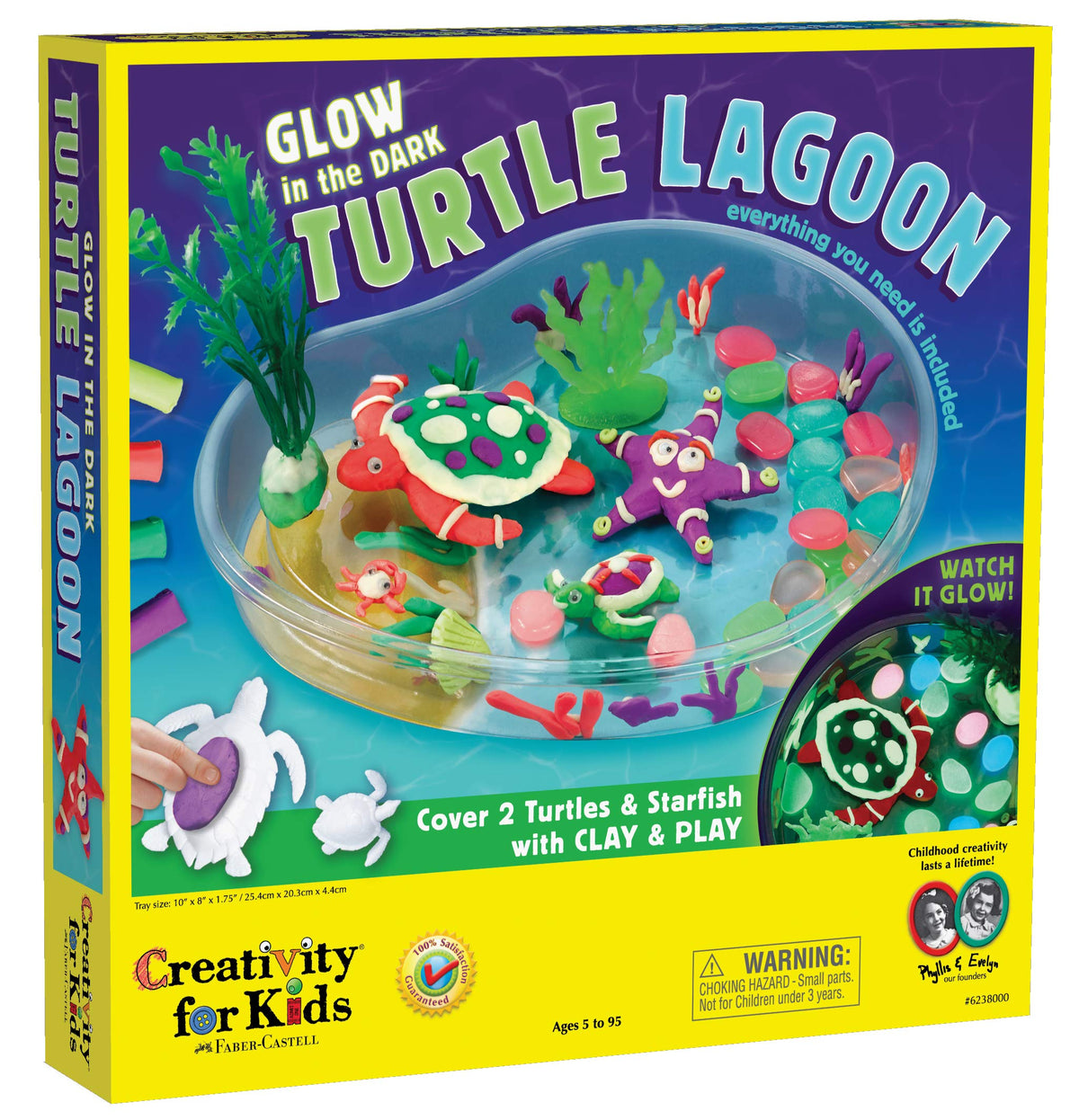 Creativity for Kids Create with Clay Turtle Lagoon Marine Biology Crafts for Kids Build a Sea Turtle Habitat with Clay, Mult