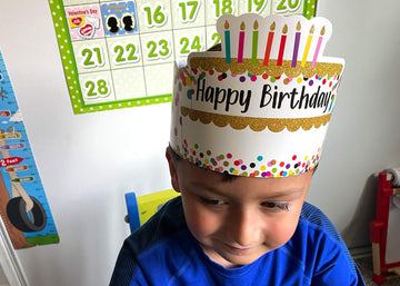 Teacher Created Resources Confetti Happy Birthday Crowns, Pack of 30