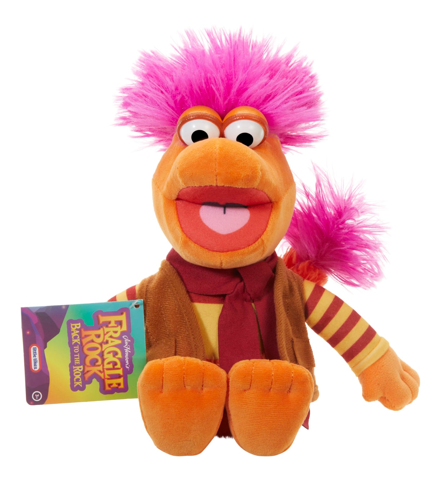 Little Tikes Fraggle Rock Back To The Rock Gobo Plush, Jim Henson Company, 10” Plush Fraggle For Pretend Play, Gift For Toddlers And Kids Girls Boys Ages 3+ Years