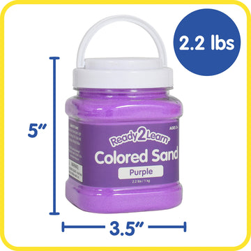 READY 2 LEARN Colored Sand | Purple | 2.2 lbs | Play Sand for Kids | Perfect for Arts and Crafts and Sensory Bins