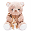 Uoozii Non-Shedding 12'' | 2 Pounds Microwavable & Coolable Weighted Stuffed Animals Unscented Teddy Bear Weighted Plush Pillow