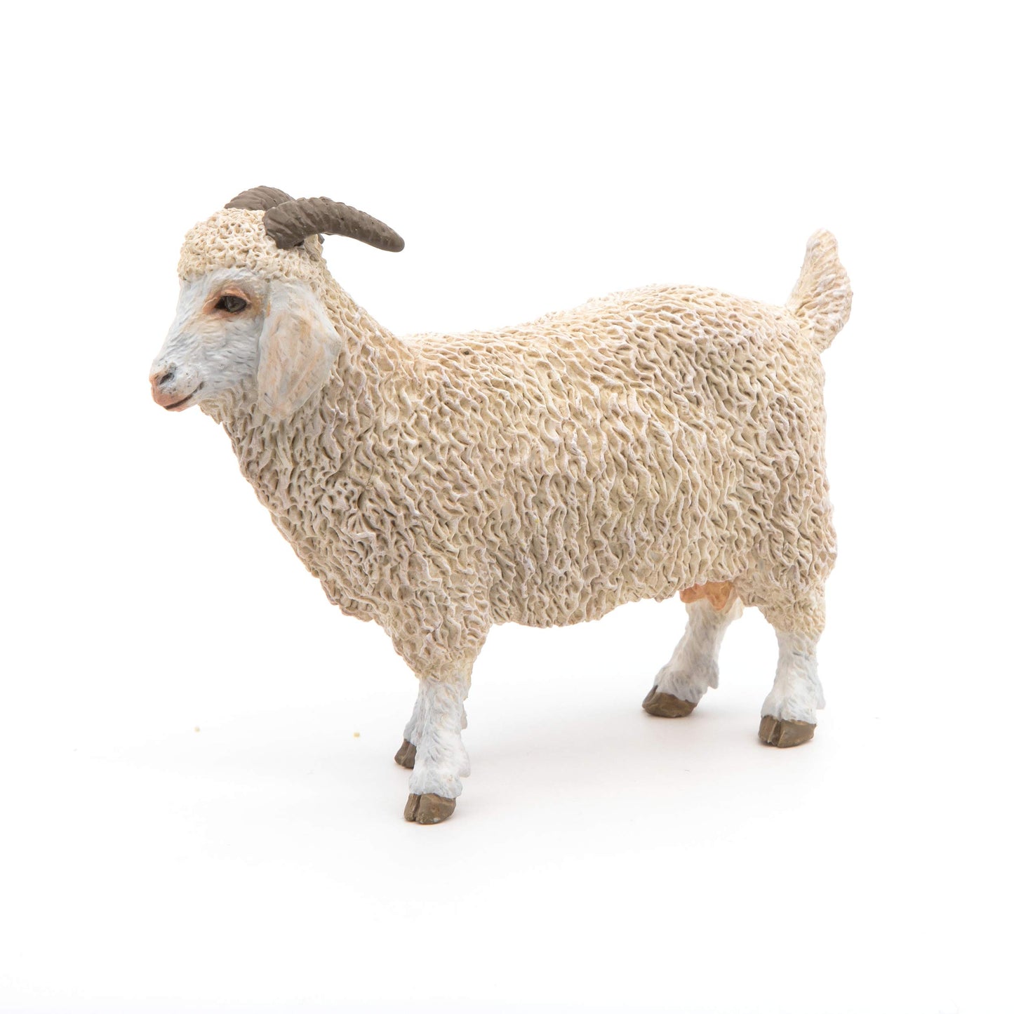 Papo -Hand-Painted - Figurine -Farmyard Friends -Angora Goat -51170 - Collectible - For Children - Suitable For Boys And Girls - From 3 Years Old