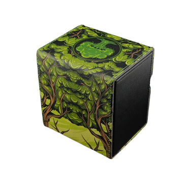 Ai protective covering MTG Commander 100+ Card Custom Art Deck Box With Storage (Forest)