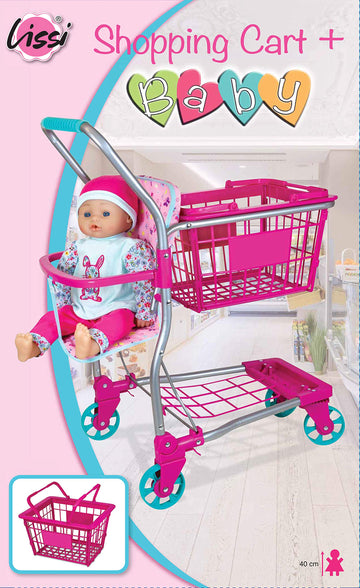 Lissi Shopping Cart With 16' Baby Doll