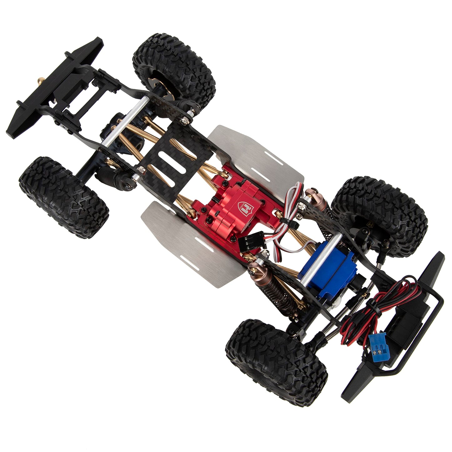 MEUS RACING TRX4M LCG Chassis Carbon Fiber Frame for TRX4M Defender/Bronco 1/18 RC Crawler Car Upgrades Parts
