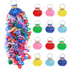 12Pack No Mess Streamers,Color Mix Hand Throw Streamers Poppers,No Mess Confetti Poppers for Wedding,Birthday,Party Celebrations