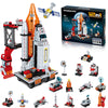 WEMEMORN Space Exploration Shuttle Rocket Toy - 12-in-1 STEM Building Blocks Kit, 566 Pieces, Multicolor, for Ages 6-12