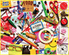 White Mountain Junk Drawer 1000 Piece Puzzle Fun Collage Jigsaw Puzzles For Adults And Family