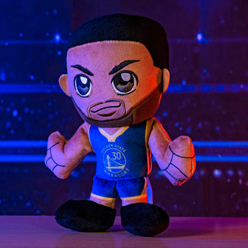 Bleacher Creatures Golden State Warriors Steph Curry 8 Kuricha Plush - Soft Chibi Inspired NBA Superstar
