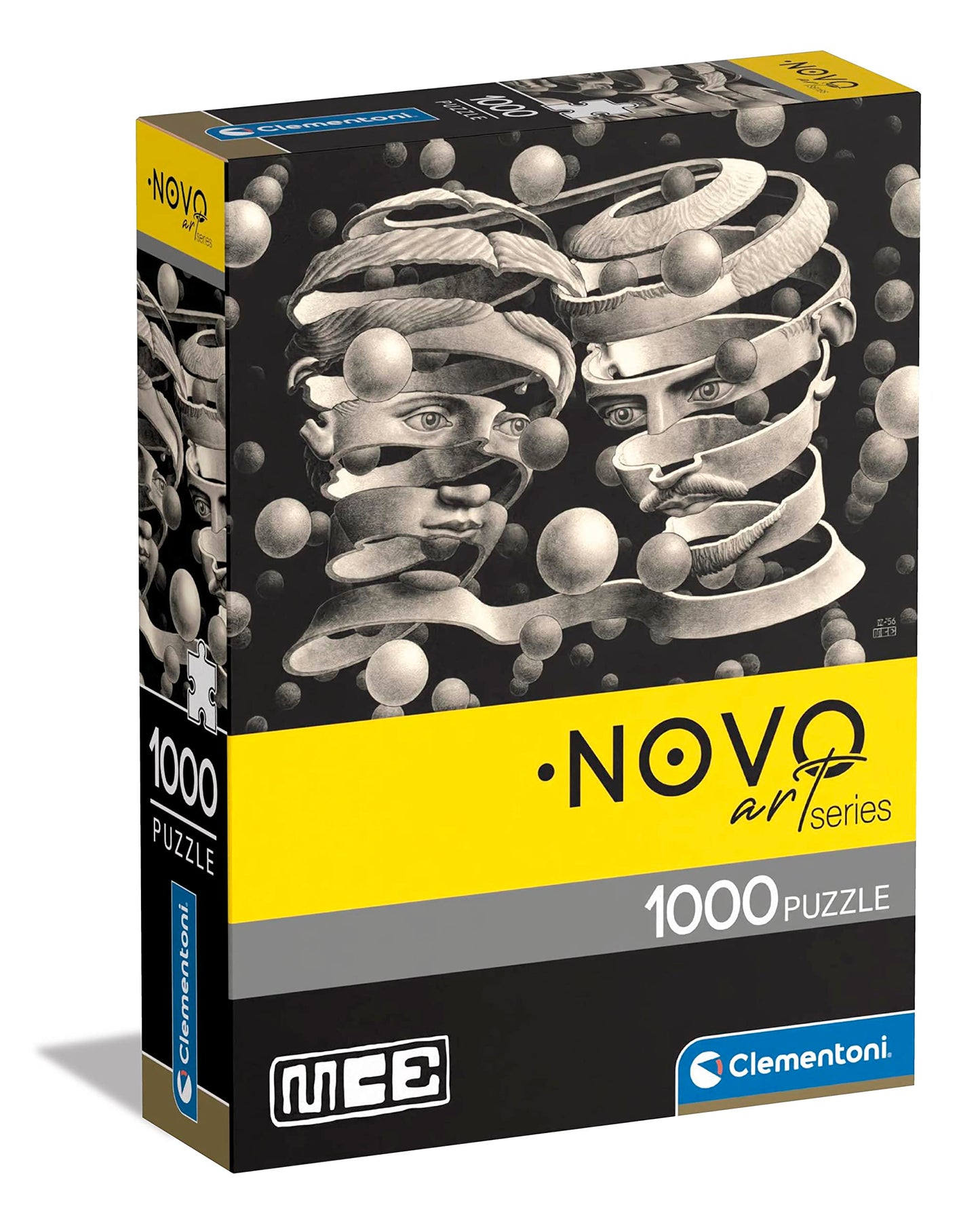 Clementoni - Novo Art Series Escher, Bond Of Union-1000-Pieces-Puzzle, Entertainment For Adults-Made In Italy, 39752