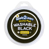 READY 2 LEARN Jumbo Circular Washable Stamp Pad - Black - 5.75 dia. - Non-Toxic - Fade Resistant - Ideal Size for Handprints and