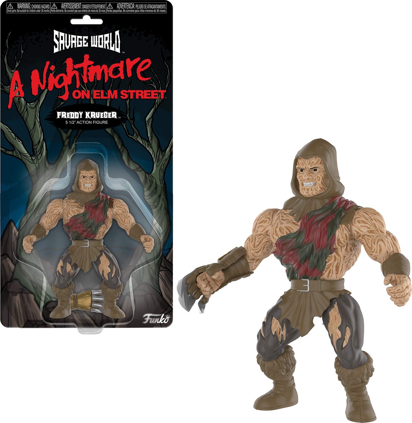 Funko Savage World: Nightmare On Elm Street - Freddy Collectible Figure, Multicolor