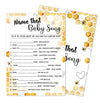 Baby Mad Libs, Baby Shower Game, Gender Reveal Party Supplies,Honeycomb Bumble Bee Party Decorations,- 30 Game Cards (Bb013-Yx12