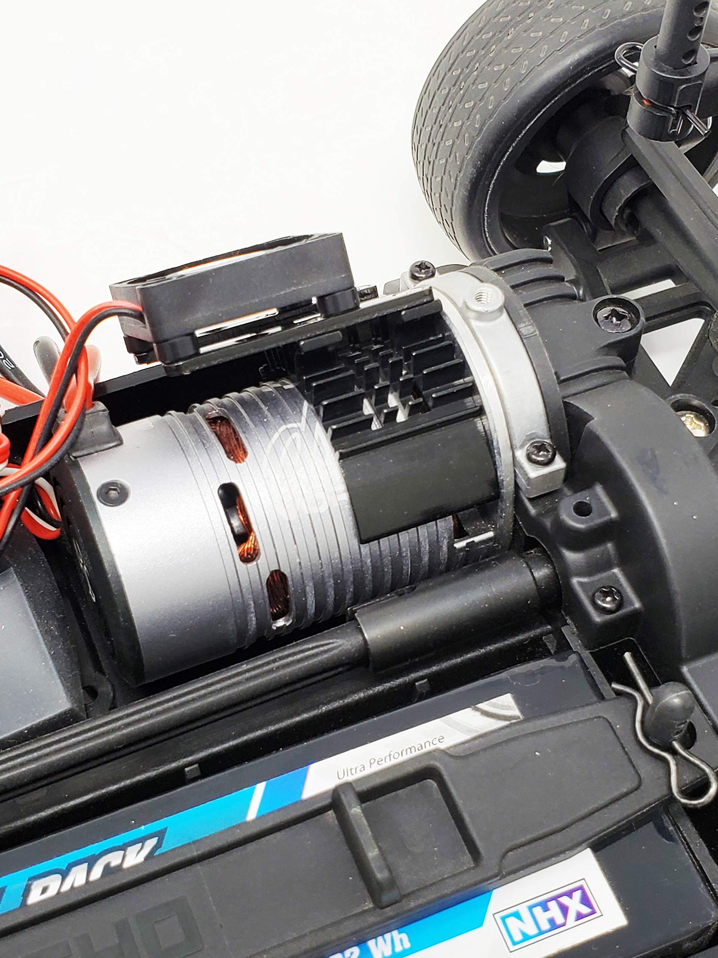 Nitro Hobbies Aluminum 540/550 Motor Heat Sink w/Cooling Fan Black
