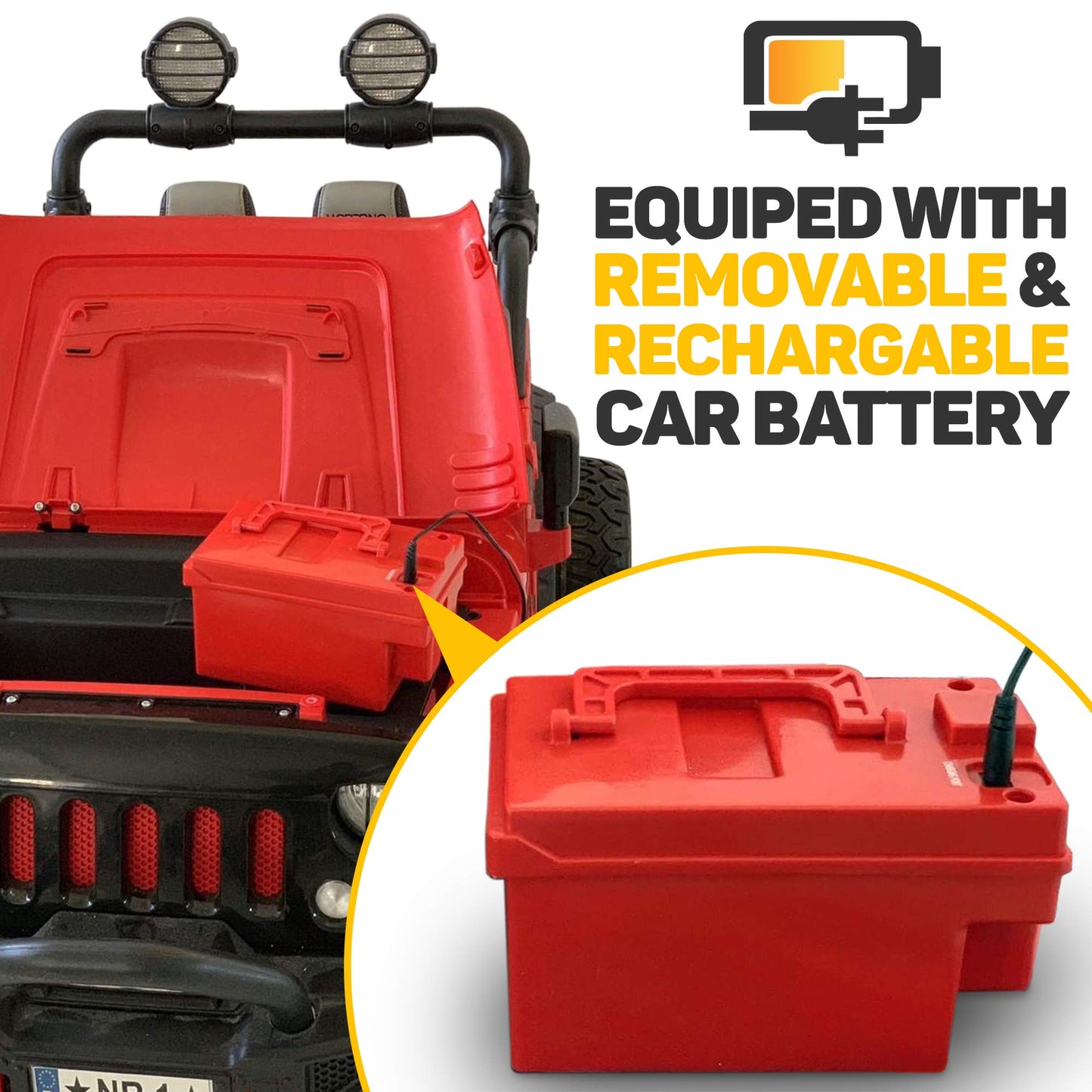 2024 Two (2) Seater Ride On Kids Car Truck w/Remote | Large 24V Power Kid Car to Drive in 3 Speeds, Battery Swap, Leather Seat,