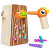 Montessori Wooden Bird Feeding Game for Boys and Girls Aged 2-4