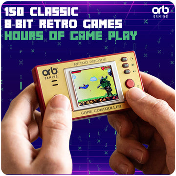 Mini Retro Games Console, 150 In-Built Games, 8-Bit Retro Gaming Handheld Console, 1.8 Full Colour Lcd Screen Pocket Console,