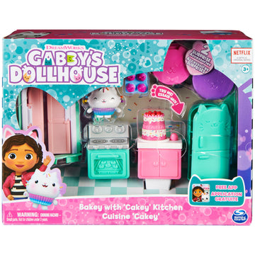 Gabby'S Dollhouse, The Kitchen Of Kitty Dolcetto, Mini Playset Rooms Of The House, Games For Children Ages 3 And Up