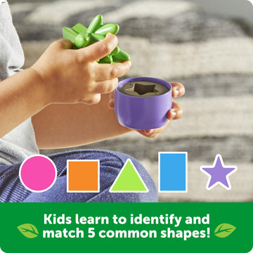 Learning Resources Shape & Color Garden - Toddler Toys, Eco Friendly Products For Kids, Easter Toys For Kids, Ages 18+ Months